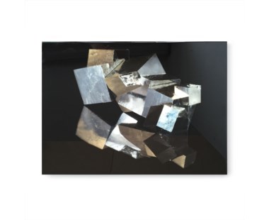 Kelly Hoppen Pyrite Crystal B Photo on Acrylic Dry Mount